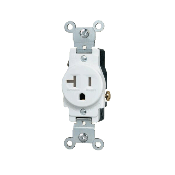 receptáculo único dúplex eléctrico TR120R del enchufe de pared de 125V 20A