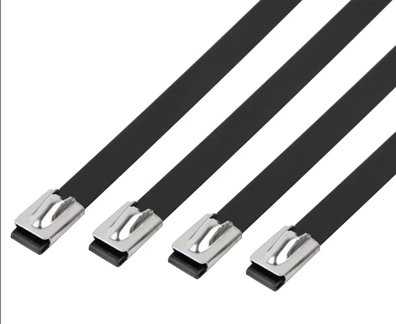 Bridas para cables de acero inoxidable con revestimiento epoxi - Ball Selflock