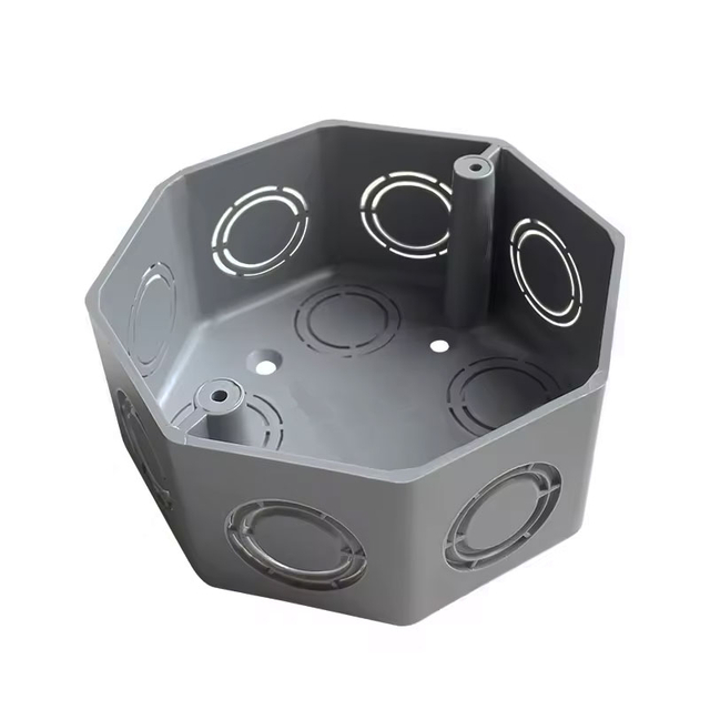 Caja de conexiones octágono de PVC