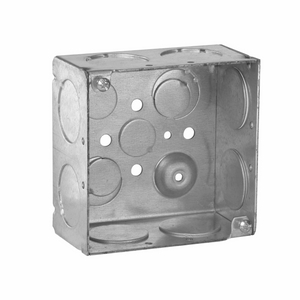 Caja cuadrada soldada de 4'x4' con tornillo de tierra elevado